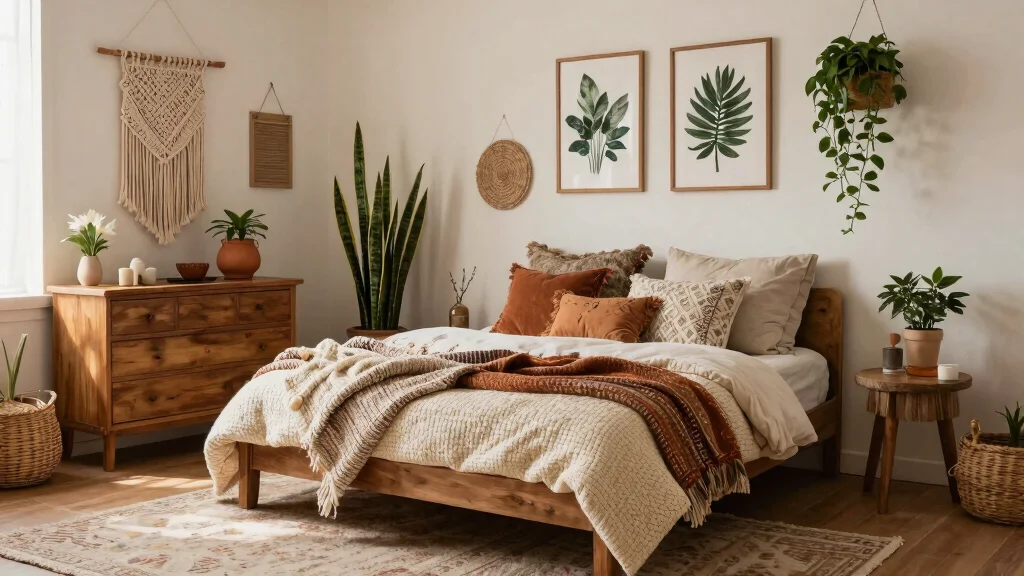 10 Boho Bedroom Ideas for a Layered, Collected Look