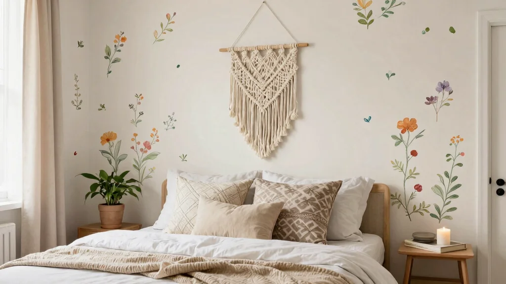10 Renter-Friendly Bedroom Wall Ideas (No Paint Required)