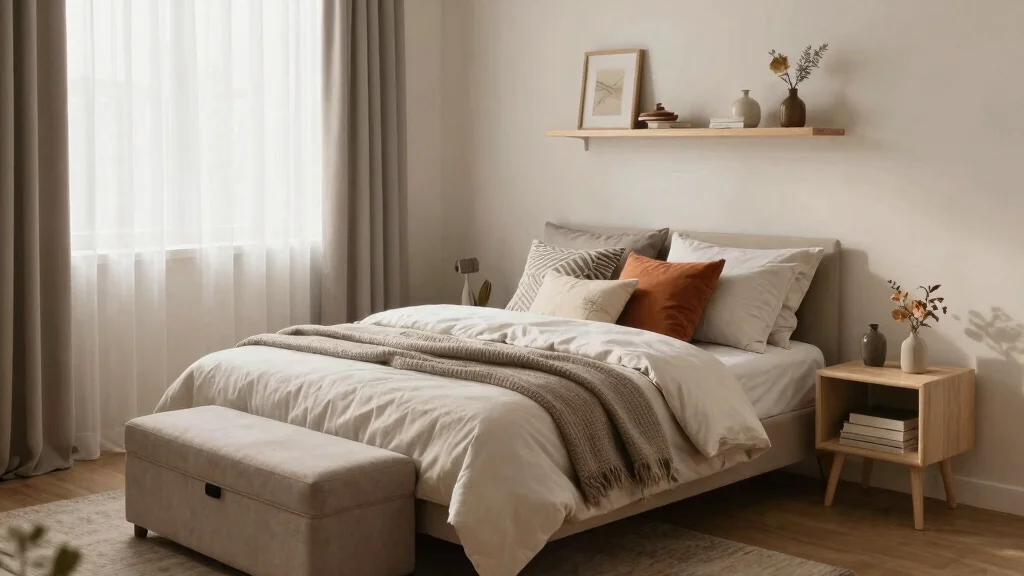 7 Small Bedroom Ideas That Fit a Queen Bed