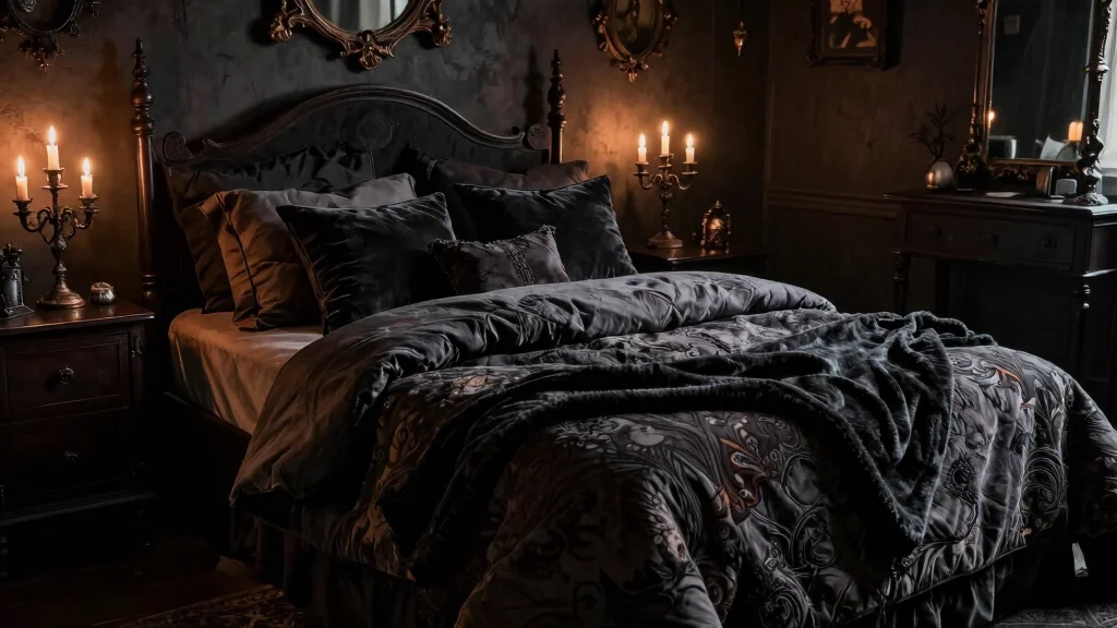 9 Best Moody Bedding and Decor for a Dark Bedroom