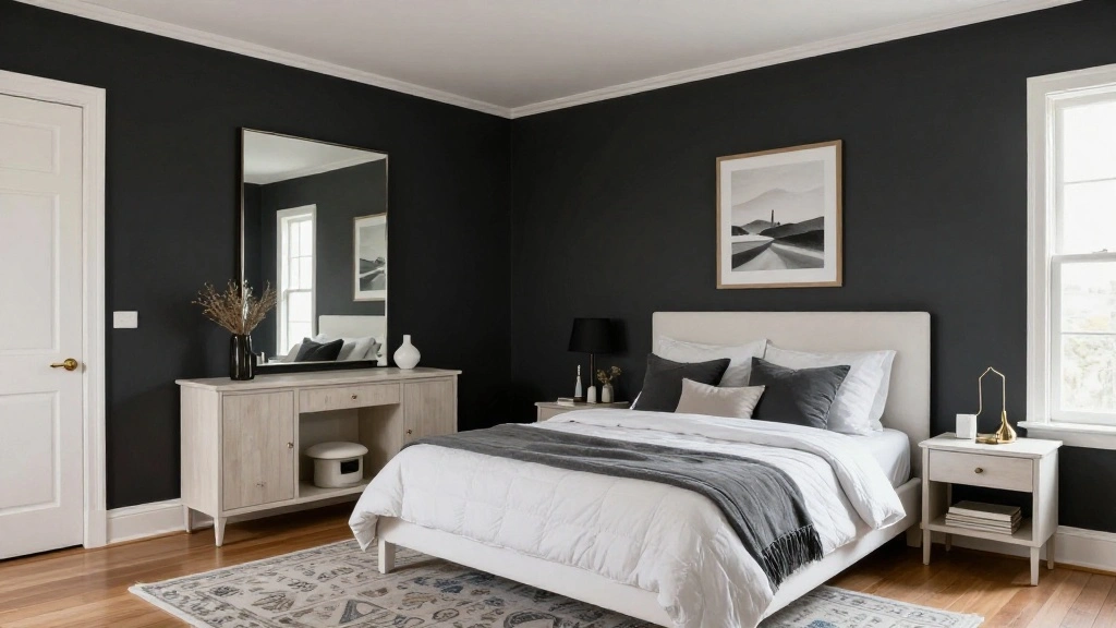 How to Use Dark Paint in a Bedroom Without It Feeling Small